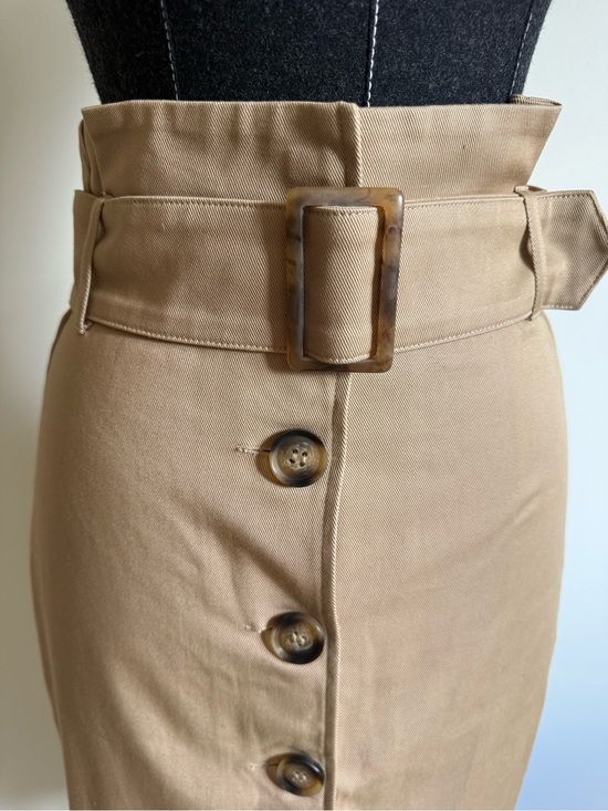 H&M Dresses & Skirts - High-Waist Belted Midi Skirt